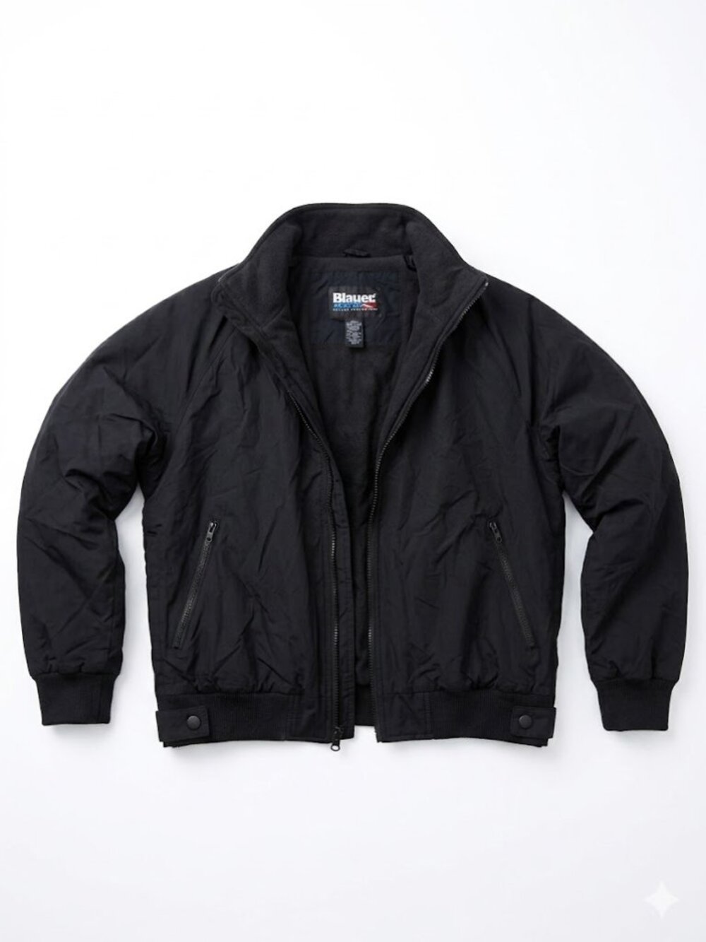 Blauer "Serious Protection" Men's Large Tactical Bomber Jacket - Black L